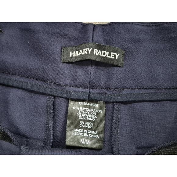 Womens Hillary Radley Black Comfort Fit Slim Leg Strech Pull On Pants Size M - Picture 4 of 4